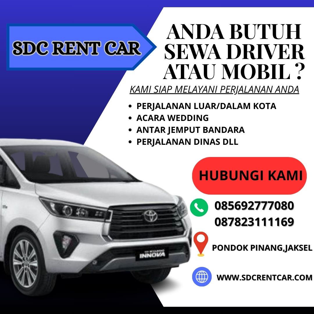 Sewa Mobil Dan Supir Pondok Pinang